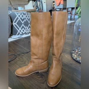 Beyond Skin vegan knee boot 38 tan